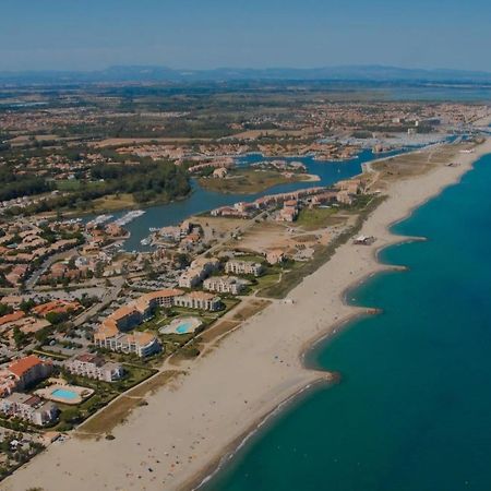Studio Cozy En Bord De Plage Avec Vue Mer Et Wifi Canet-en-Roussillon Ngoại thất bức ảnh