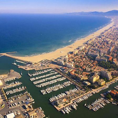 Studio Cozy En Bord De Plage Avec Vue Mer Et Wifi Canet-en-Roussillon Ngoại thất bức ảnh