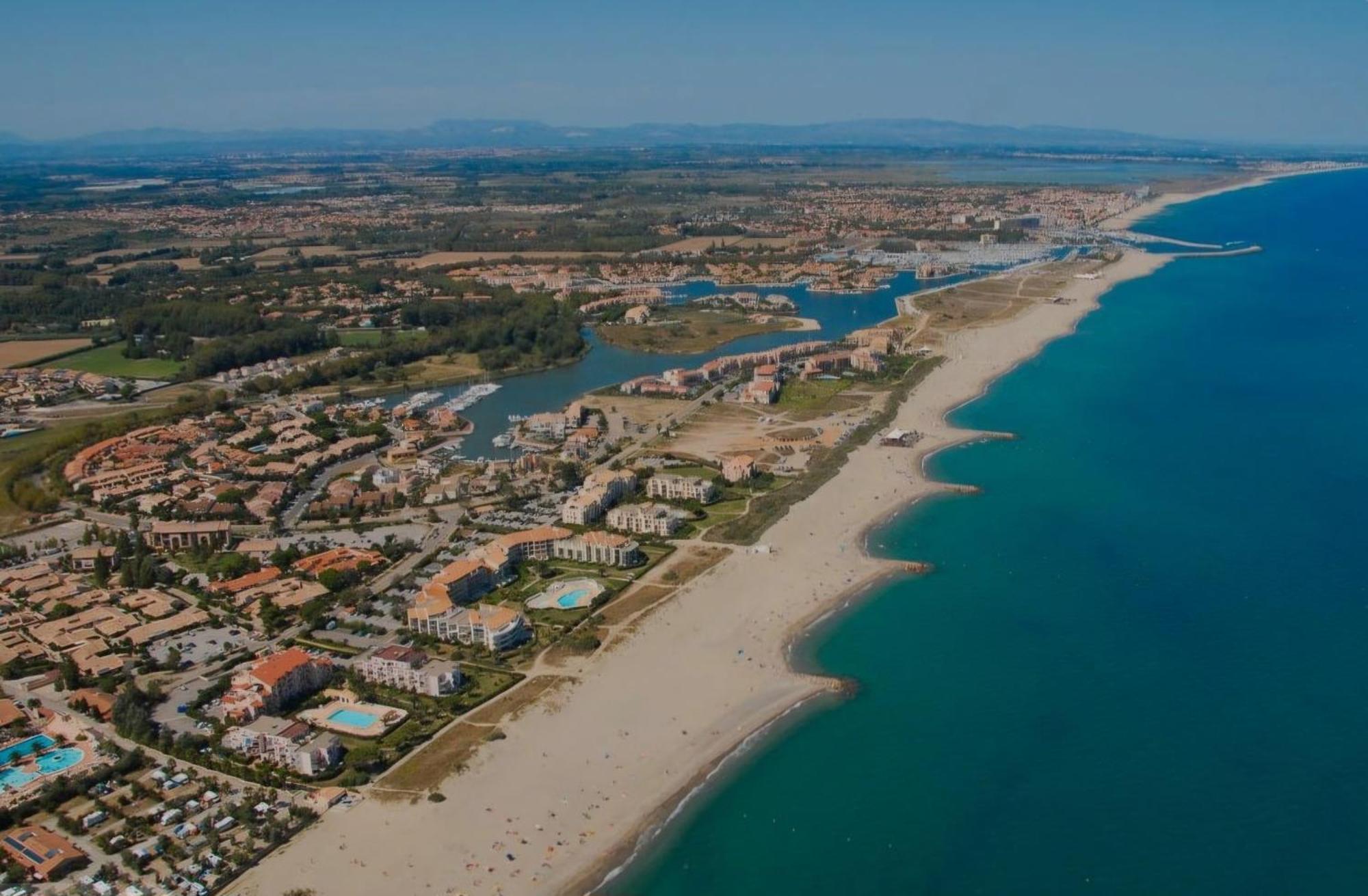 Studio Cozy En Bord De Plage Avec Vue Mer Et Wifi Canet-en-Roussillon Ngoại thất bức ảnh
